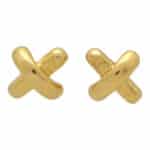 Vintage Tiffany & Co. Cross Stitch Stud Earrings