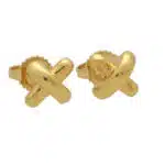 Vintage Tiffany & Co. Cross Stitch Stud Earrings