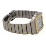 Vintage Cartier Santos Galbée Steel and Gold Watch Automatic
