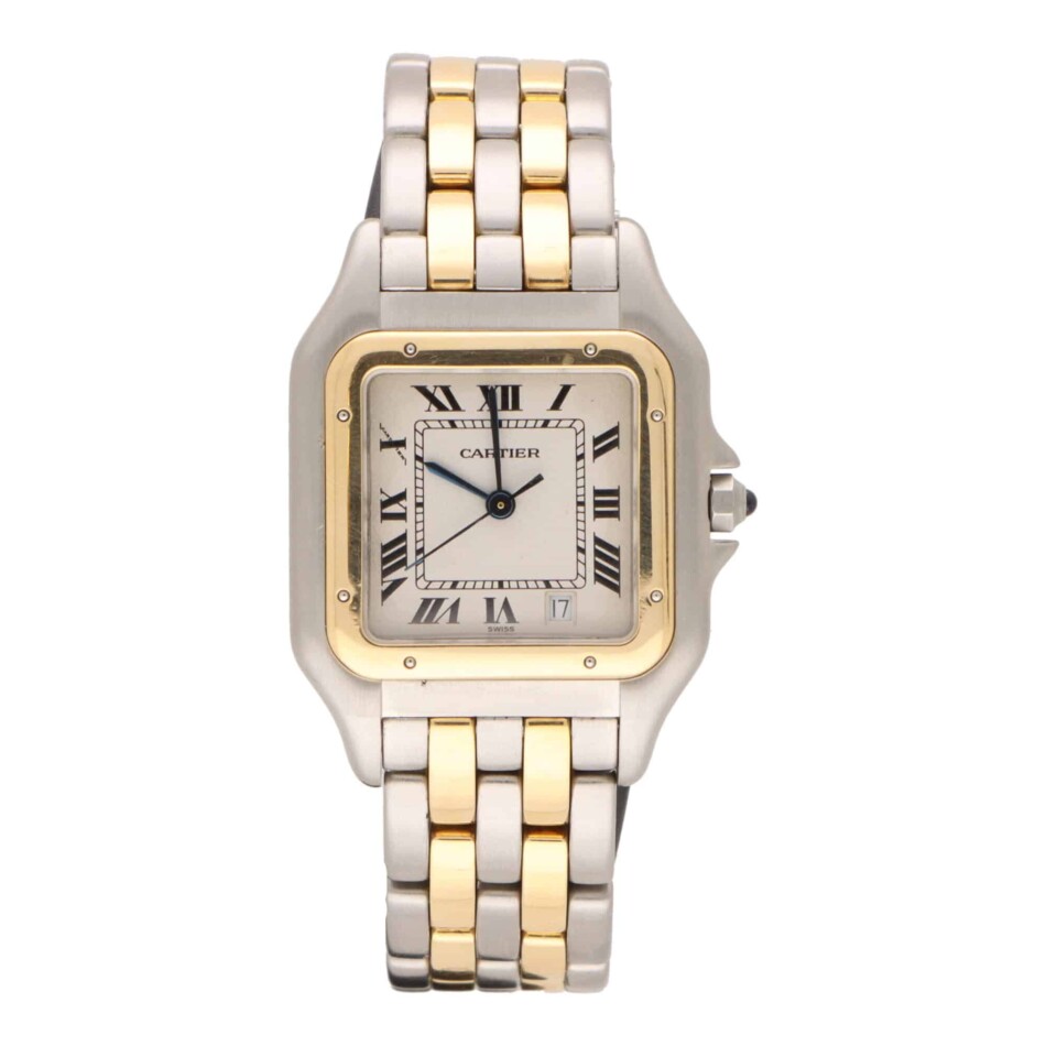 Vintage Cartier Panthere 27mm Gold and Steel Watch