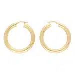 Chunky Gold Hoop Earrings