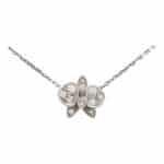 Vintage Cartier Caresse D'Orchidees Diamond Orchid Necklace
