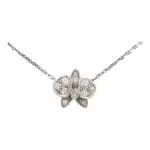 Vintage Cartier Caresse D'Orchidees Diamond Orchid Necklace