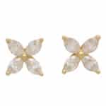 Vintage Tiffany & Co. Victoria Diamond Earrings (Size Small)