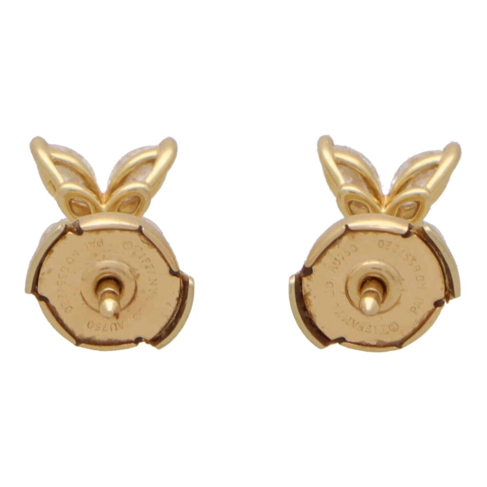 Vintage Tiffany & Co. Victoria Diamond Earrings (Size Small)