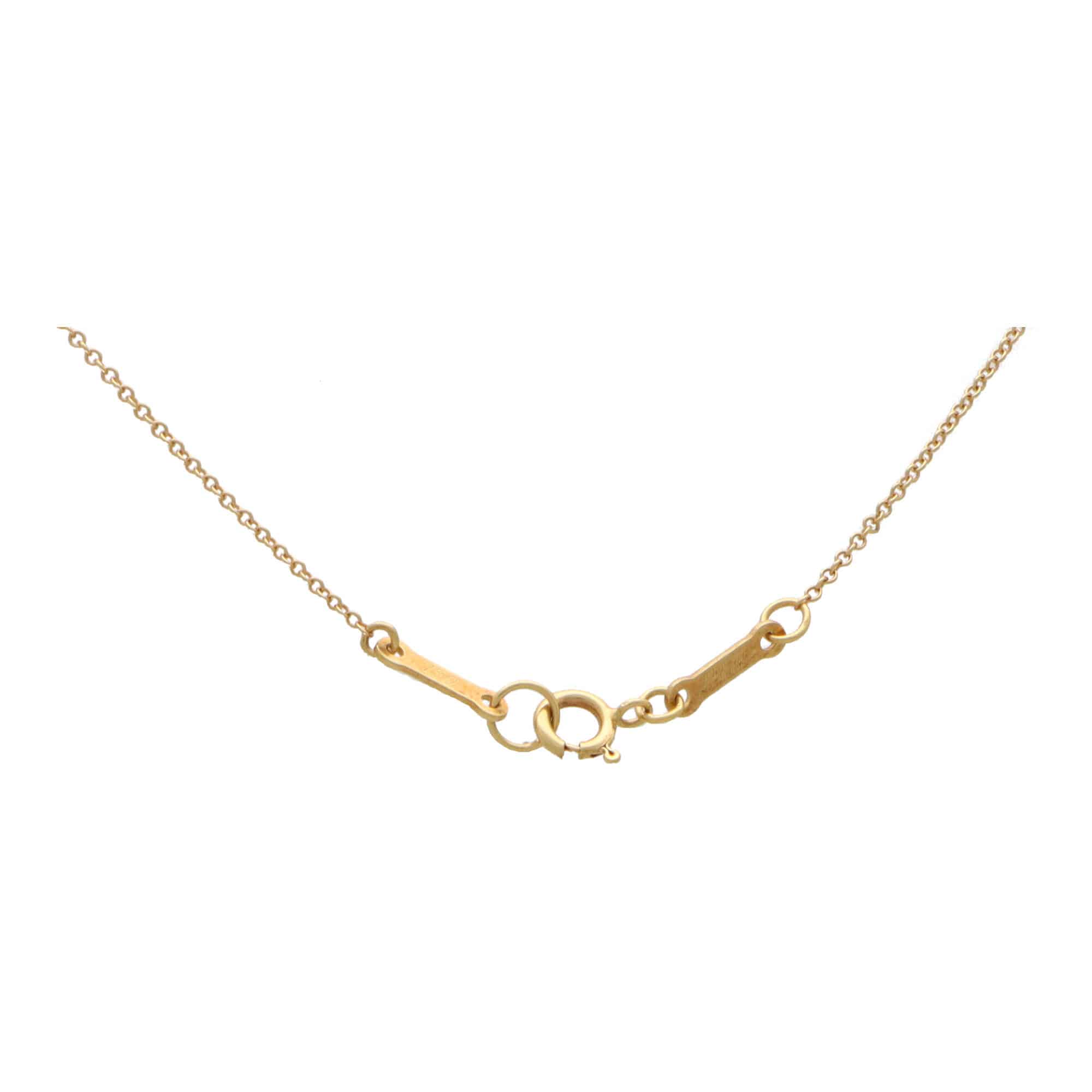 Please Return to Tiffany' Yellow Gold Necklace at Susannah Lovis Jewellers