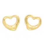 Vintage Elsa Peretti for Tiffany & Co. Open Heart Stud Earrings