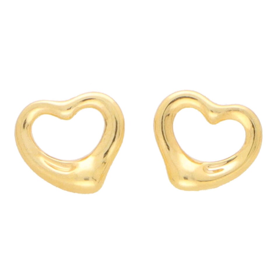 Vintage Elsa Peretti for Tiffany & Co. Open Heart Stud Earrings