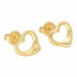 Vintage Elsa Peretti for Tiffany & Co. Open Heart Stud Earrings