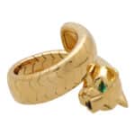 Vintage Cartier Lakarda Panther Ring in Yellow Gold