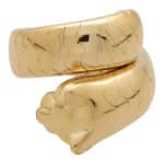 Vintage Cartier Lakarda Panther Ring in Yellow Gold