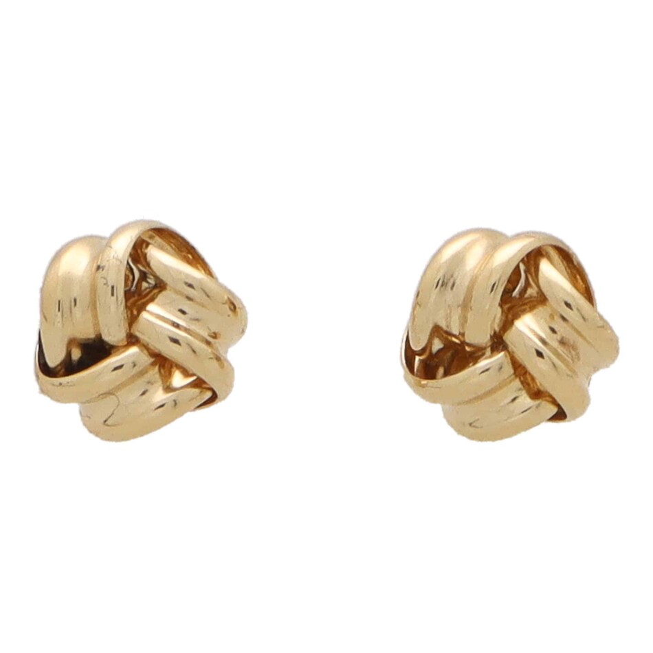 Vintage Knot Earring in 9k Yellow Gold