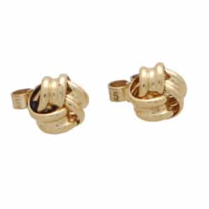 Vintage Knot Earring in 9k Yellow Gold