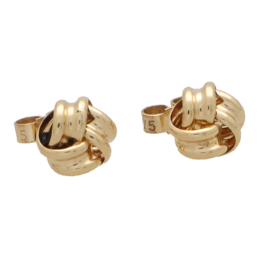 Vintage Knot Earring in 9k Yellow Gold