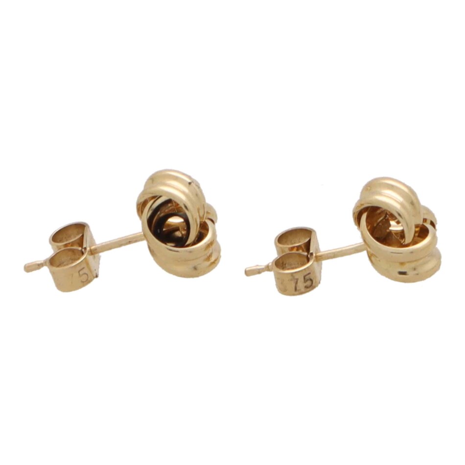 Vintage Knot Earring in 9k Yellow Gold