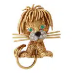 Vintage 1970's Van Cleef & Arpels Lion Brooch