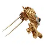 Vintage 1970's Van Cleef & Arpels Lion Brooch