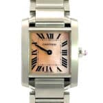 Vintage Cartier Tank Francaise Mother of Pearl Watch