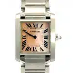 Vintage Cartier Tank Francaise Mother of Pearl Watch