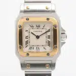 Vintage Cartier 24mm Santos Galbee with Box and Papers