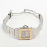 Vintage Cartier 24mm Santos Galbee with Box and Papers