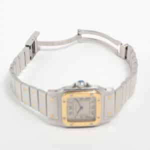 Vintage Cartier 24mm Santos Galbee with Box and Papers