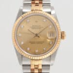 Vintage 2010 30mm Rolex Datejust Watch with Diamond Dial