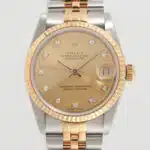 Vintage 2010 30mm Rolex Datejust Watch with Diamond Dial