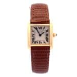 Vintage Cartier Tank Francaise 18k Yellow Gold Watch