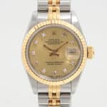 Vintage 1988 Rolex Datejust Watch with Diamond Dial