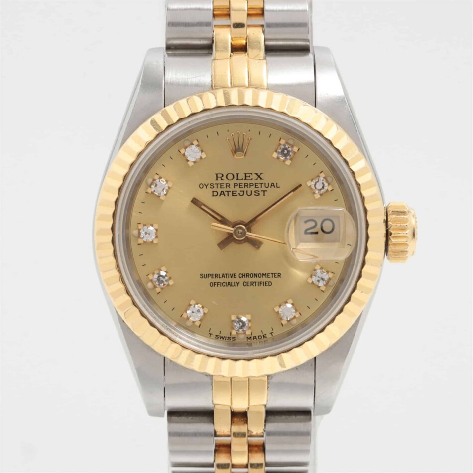Vintage 1988 Rolex Datejust Watch with Diamond Dial
