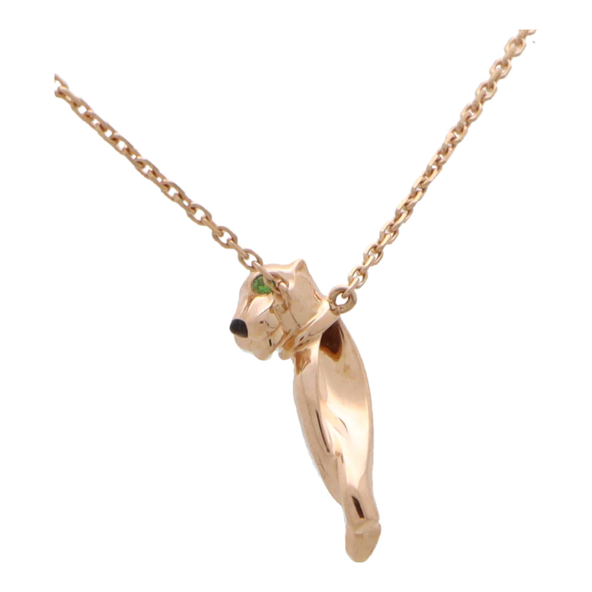 Cartier panther head necklace deals