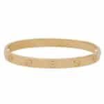 Vintage 2023 Cartier Yellow Gold Love Bangle, Size 18