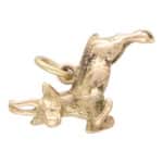 Vintage Butting Ram Charm