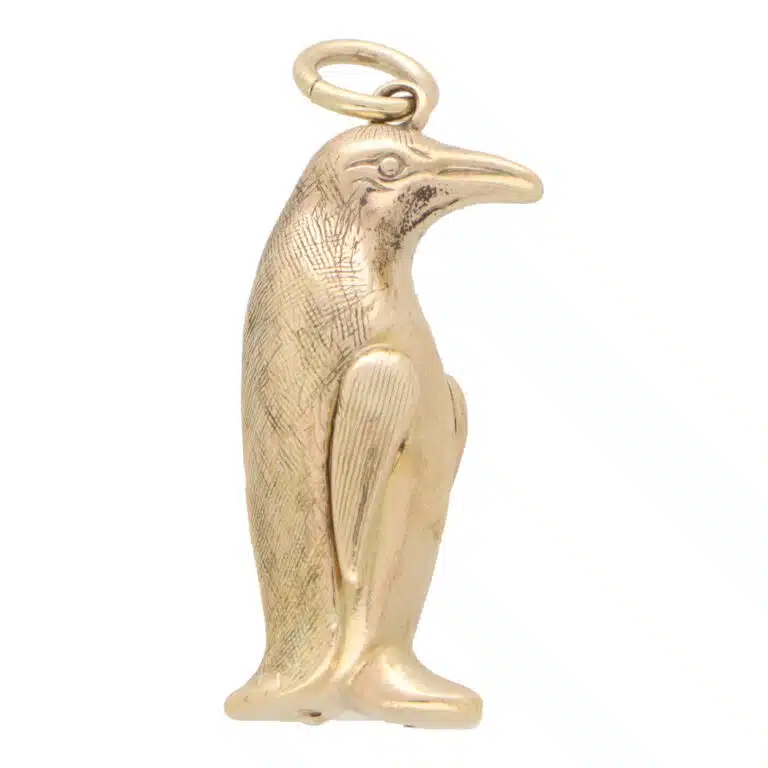 Vintage Large Penguin Charm