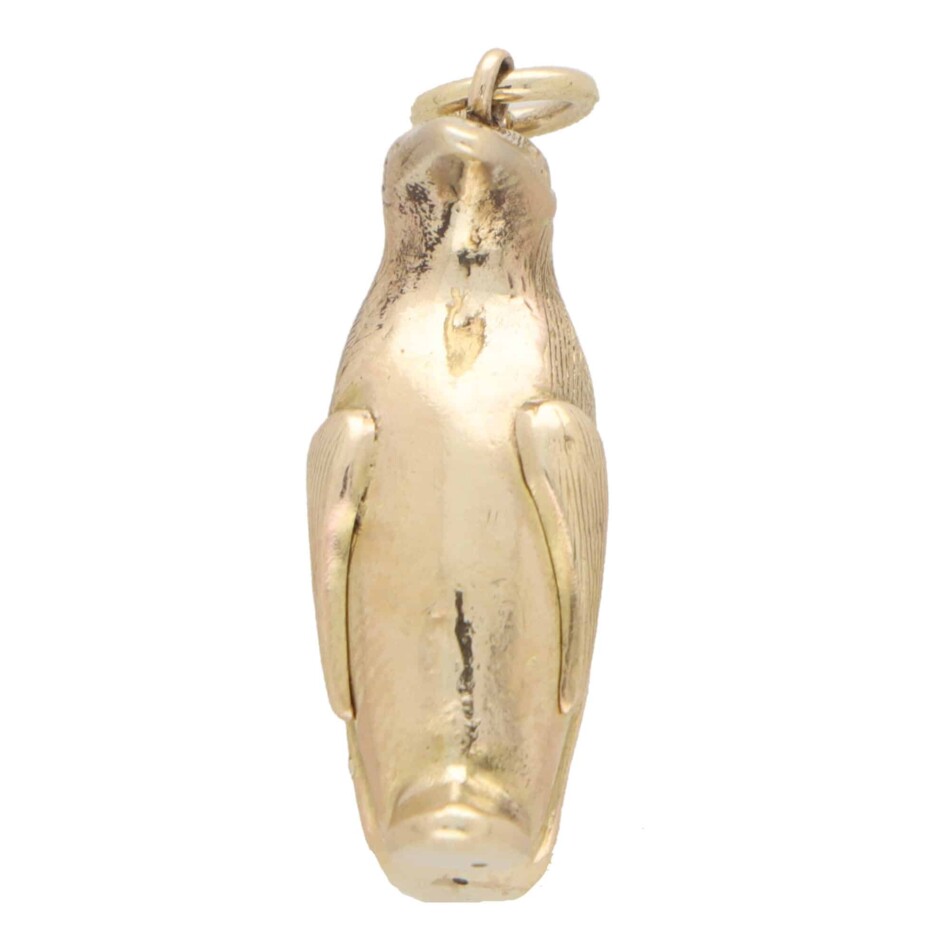 Vintage Large Penguin Charm
