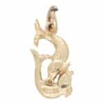 Vintage Zodiac Pisces Charm