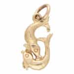 Vintage Zodiac Pisces Charm