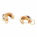 Vintage Cartier Trinity Hoop Earrings