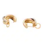 Vintage Cartier Trinity Hoop Earrings