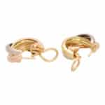 Vintage Cartier Trinity Hoop Earrings