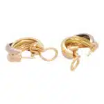 Vintage Cartier Trinity Hoop Earrings