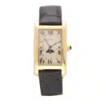 Vintage Cartier Tank Americaine Moonphase in 18ct Gold