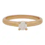 Vintage Cartier 0.18ct Diamond Single Solitaire Ring