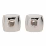 Vintage De Beers Talisman Rough Diamond Cufflinks