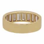 Baguette Cut Diamond Half Eternity Ring