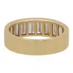 Baguette Cut Diamond Half Eternity Ring