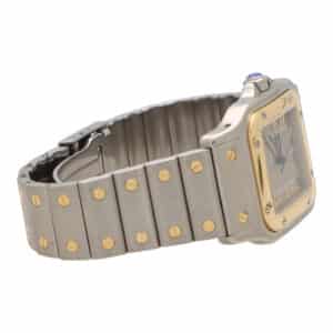 Vintage Cartier Santos Galbee 24mm Steel and Gold Watch