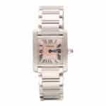 Vintage Cartier Tank Francaise Mother of Pearl Watch