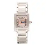 Vintage Cartier Tank Francaise Mother of Pearl Watch